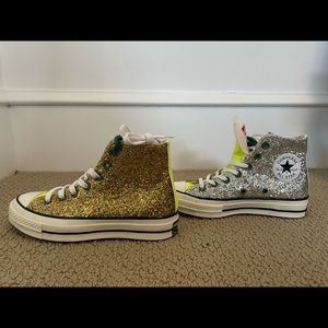 Converse glitter hi tops